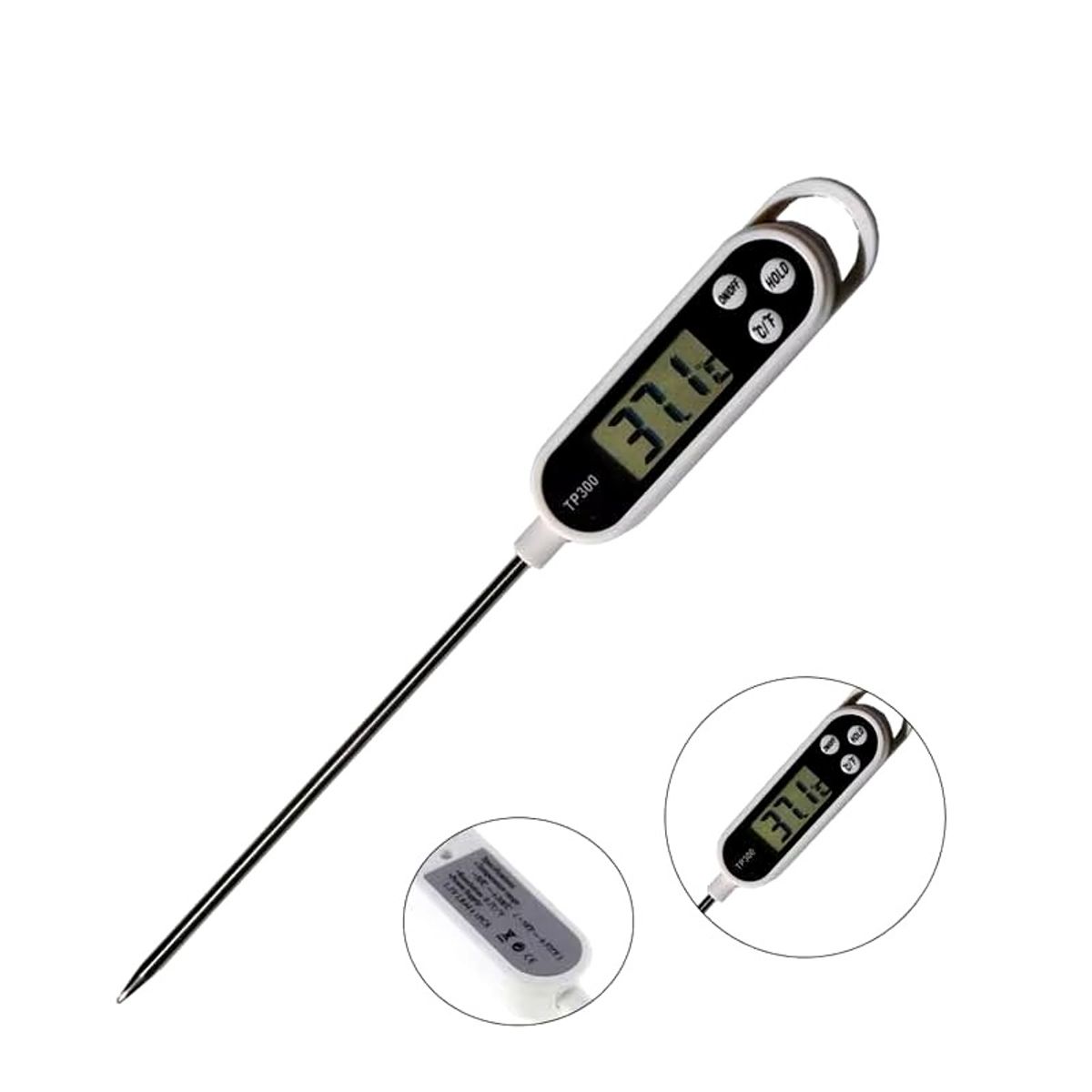 GENERICO - Termómetro Digital De Cocina Alimentos Liquidos  Tp-300