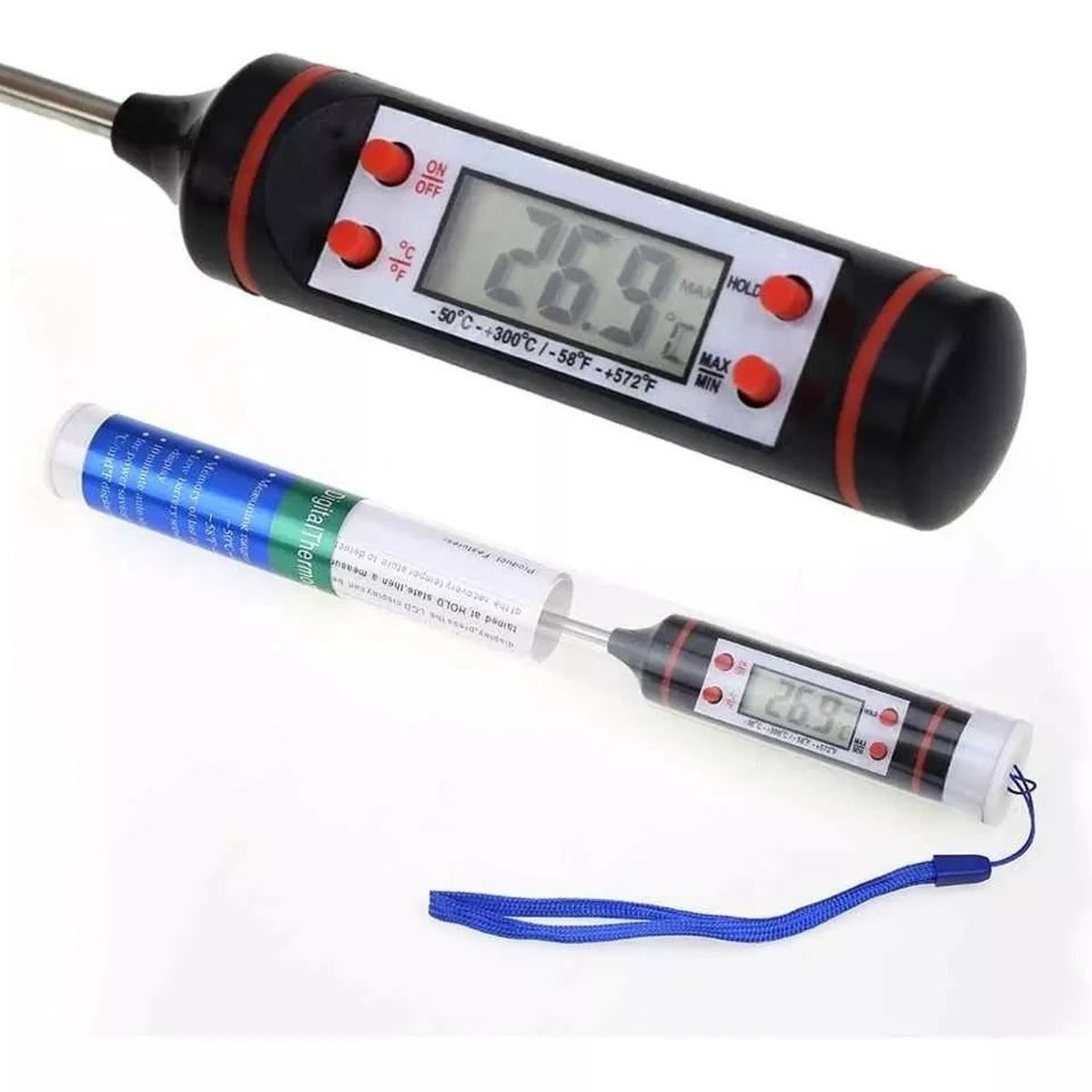 GENERICO - Termometro Digital Multiuso Alimentos Tierra Liquidos TP-101