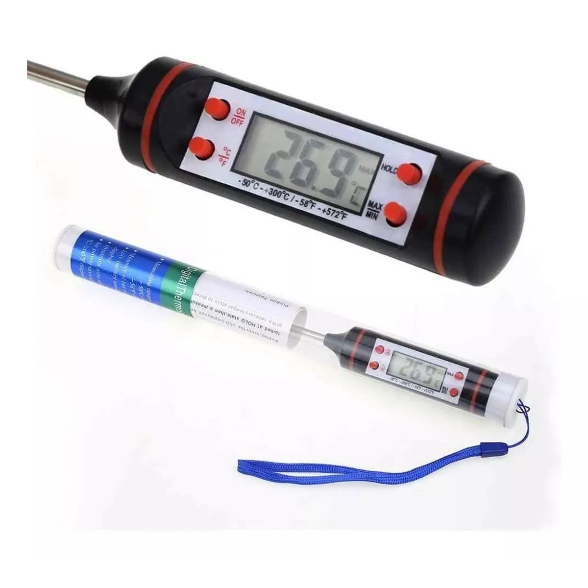 GENERICO - Termometro Digital Multiuso Alimentos Tierra Liquidos TP-101
