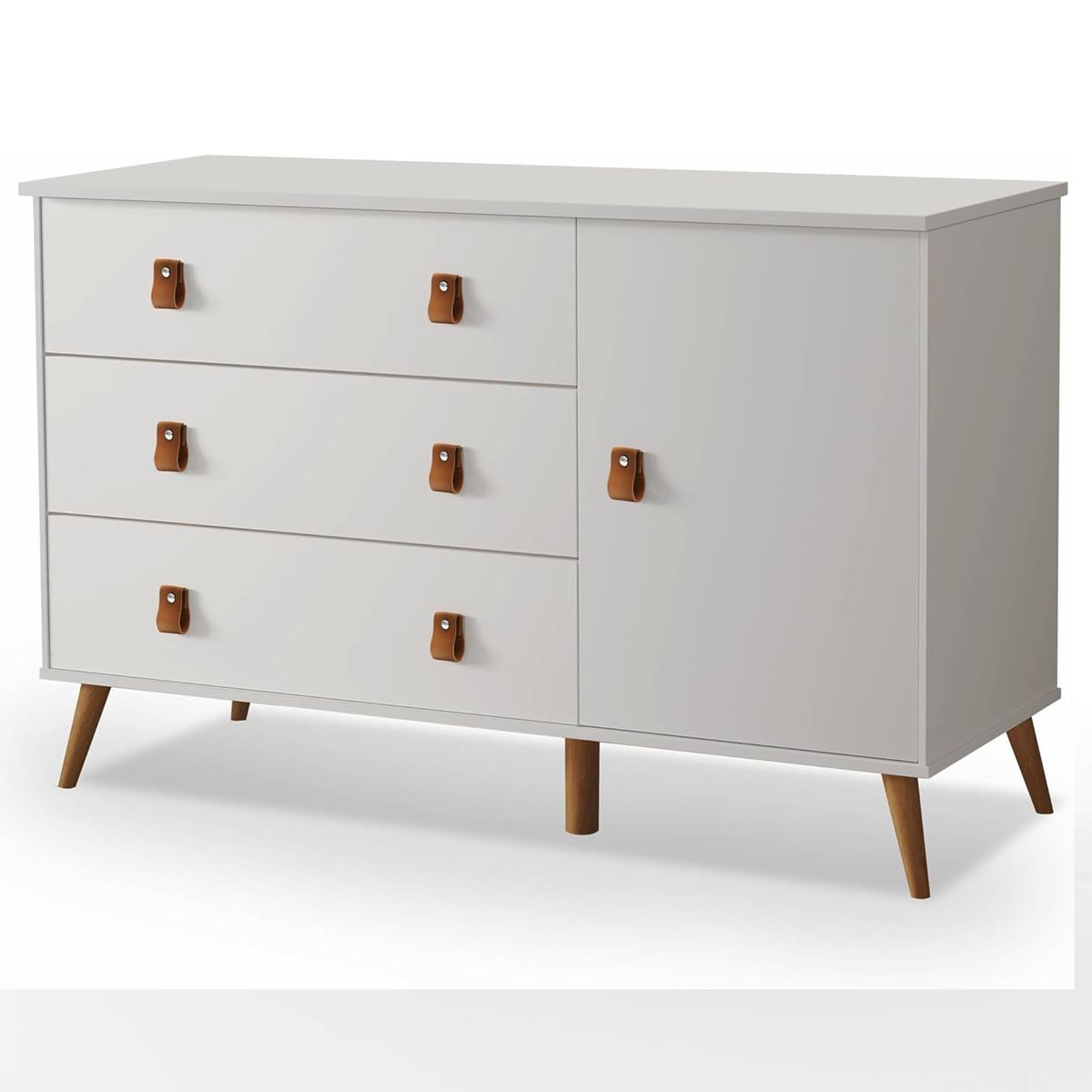 GENERICO - Comoda Moderna  3Cj Blanco ZurielAmore Home