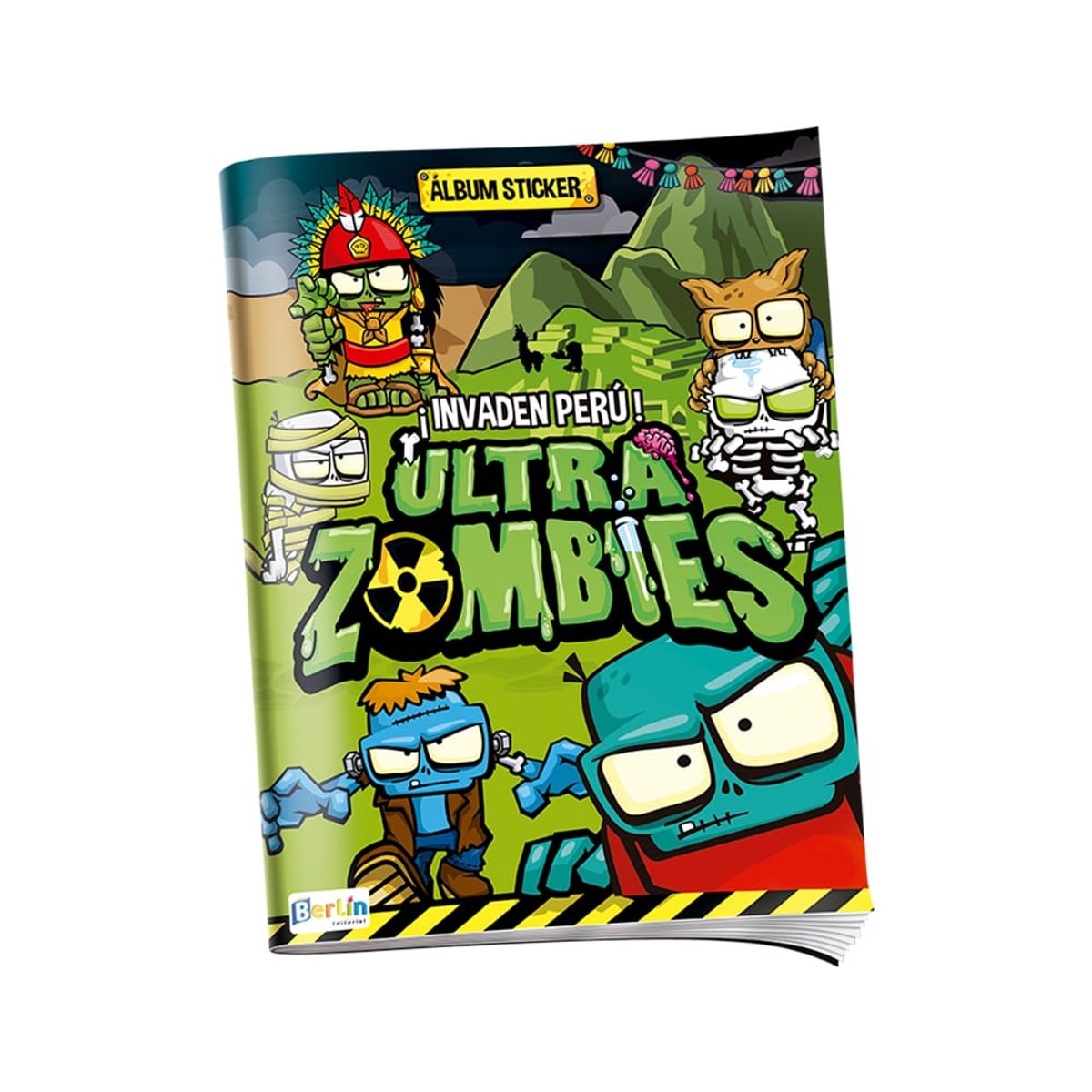 EDITORIAL BERLIN - ALBUM ULTRA ZOMBIES, ALBUM TAPA BLANDA + 3 PAQUETONES (150 sobres)