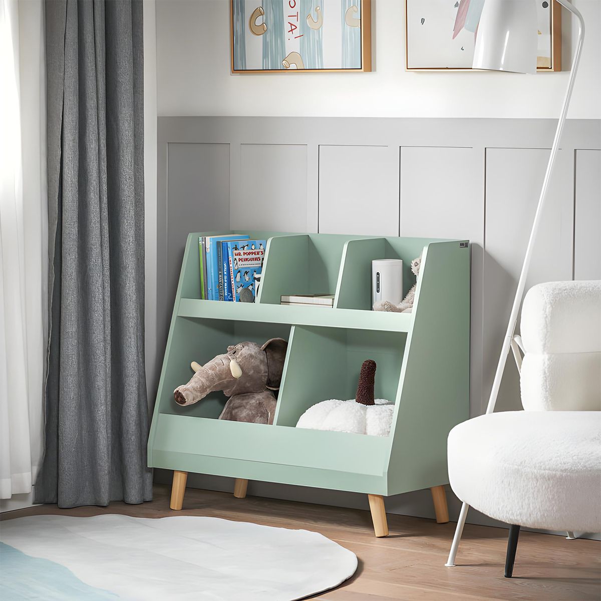 GENERICO - Juguetero Organizador Infantil Duyo Agave Amore Home