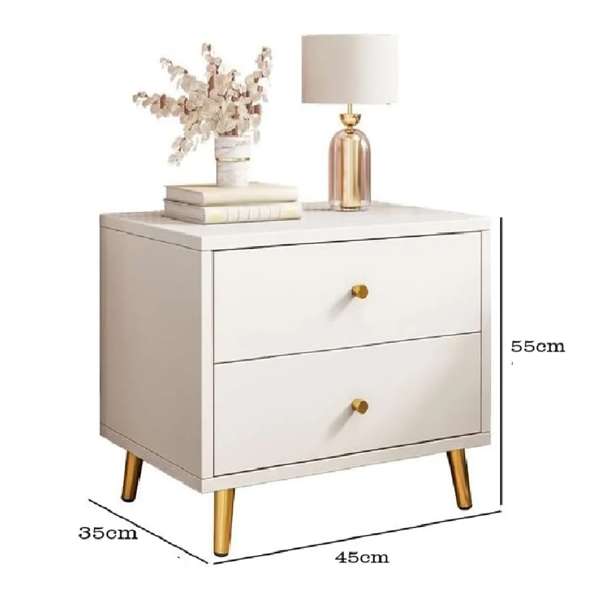 GENERICO - Velador Moderno 2Cj Yujo Amore Home