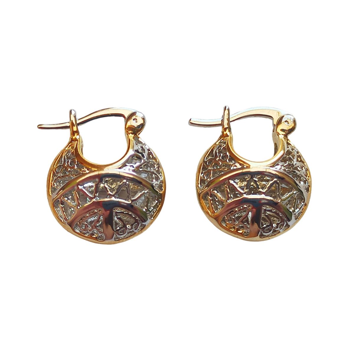 GENERICO - Aretes Acero Canasta 1.5 cm Ancho