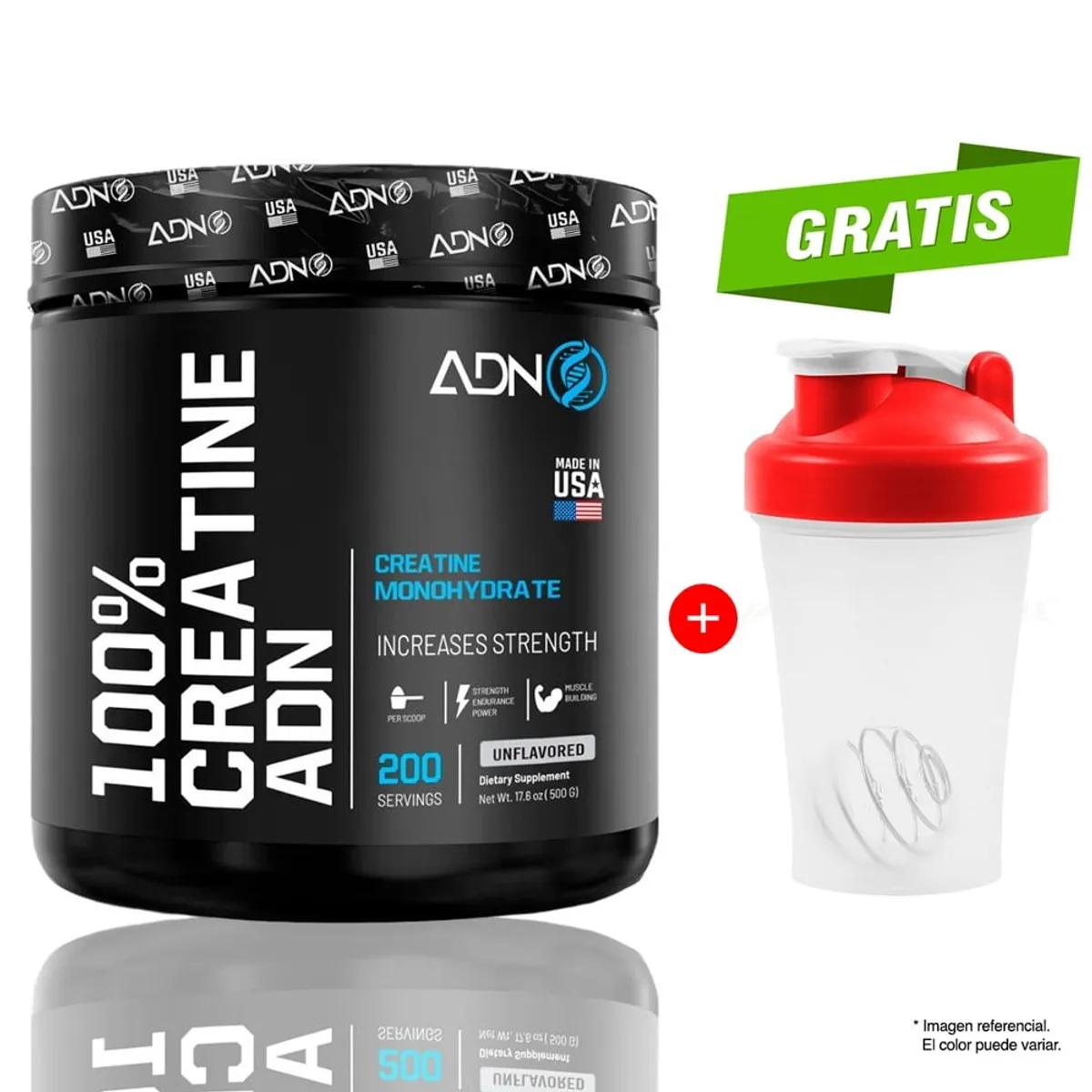 ADN - ADN NUTRITION CREATINA 500 GRAMOS CREATINE