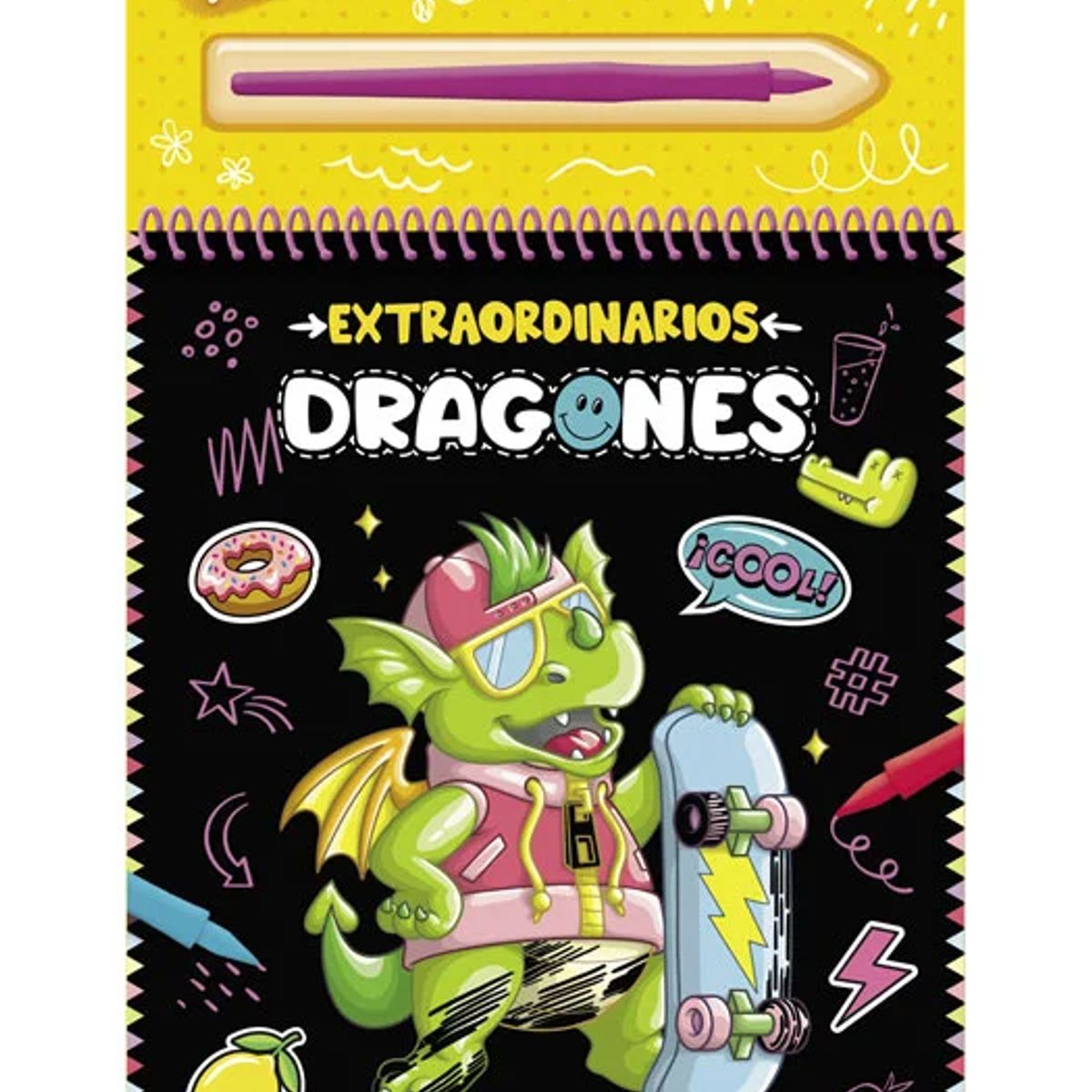 GENERICO - Dragones  Libro para Raspar