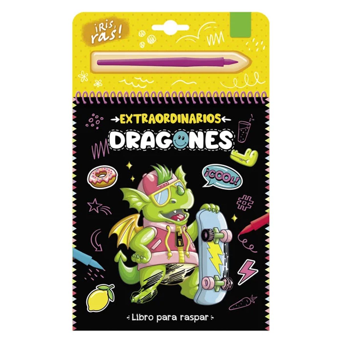 GENERICO - Dragones  Libro para Raspar