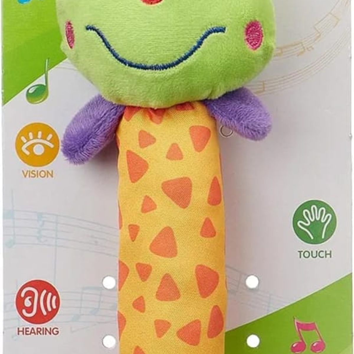 GENERICO - Sonaja Sensorial de tela con sonido