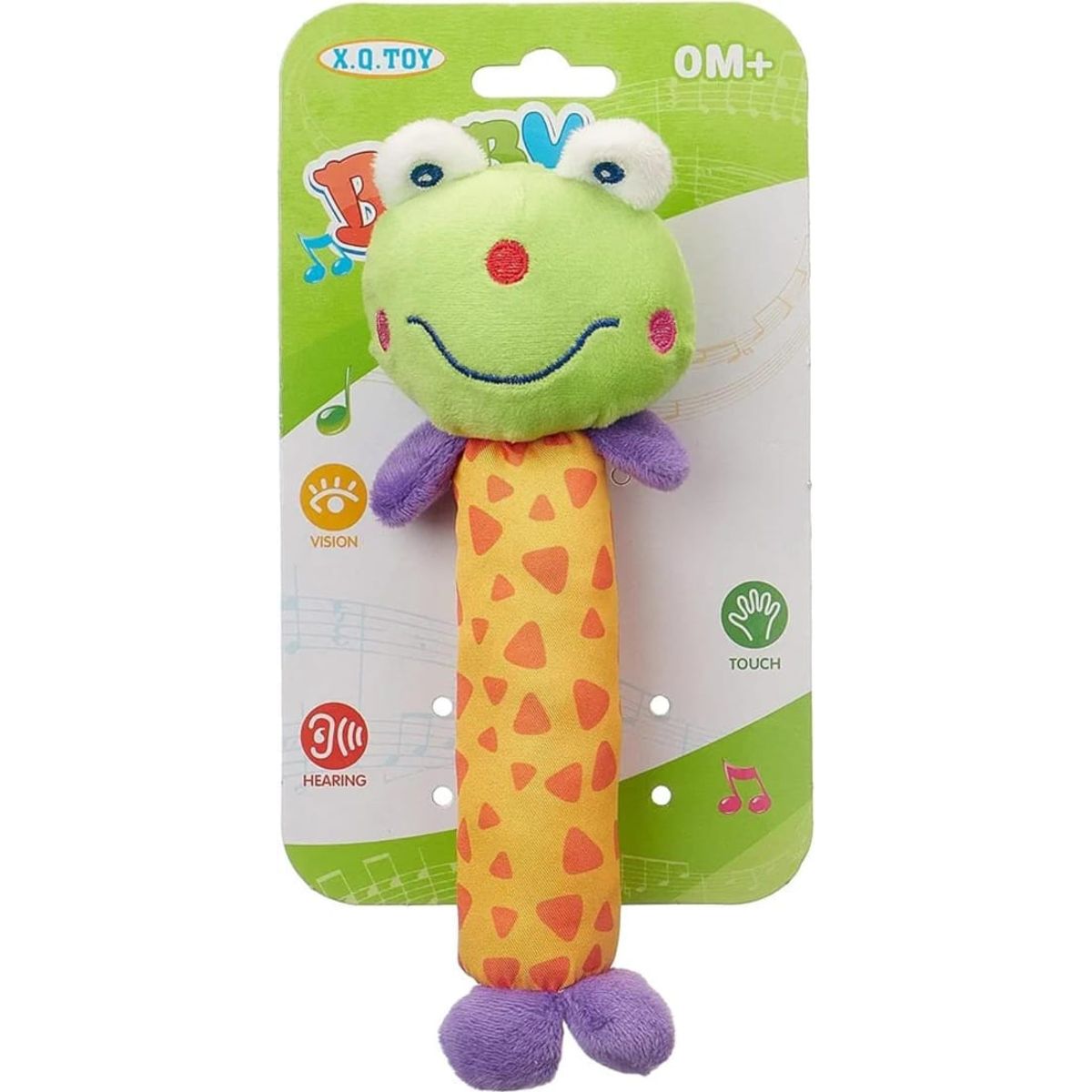 GENERICO - Sonaja Sensorial de tela con sonido