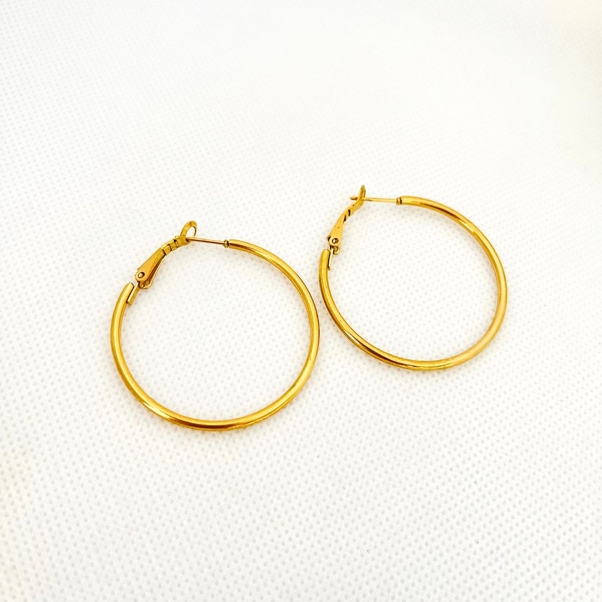 GENERICO - Argollas Acero 4 cm Diámetro