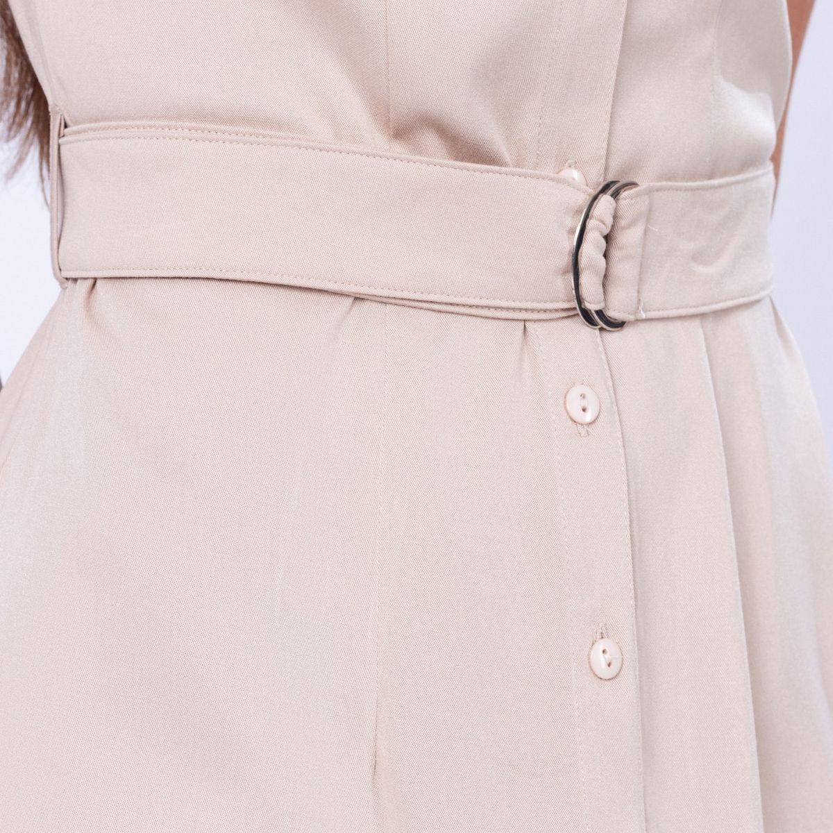 MOCALY - Vestido Casual de Mujer en Chalis Licrado