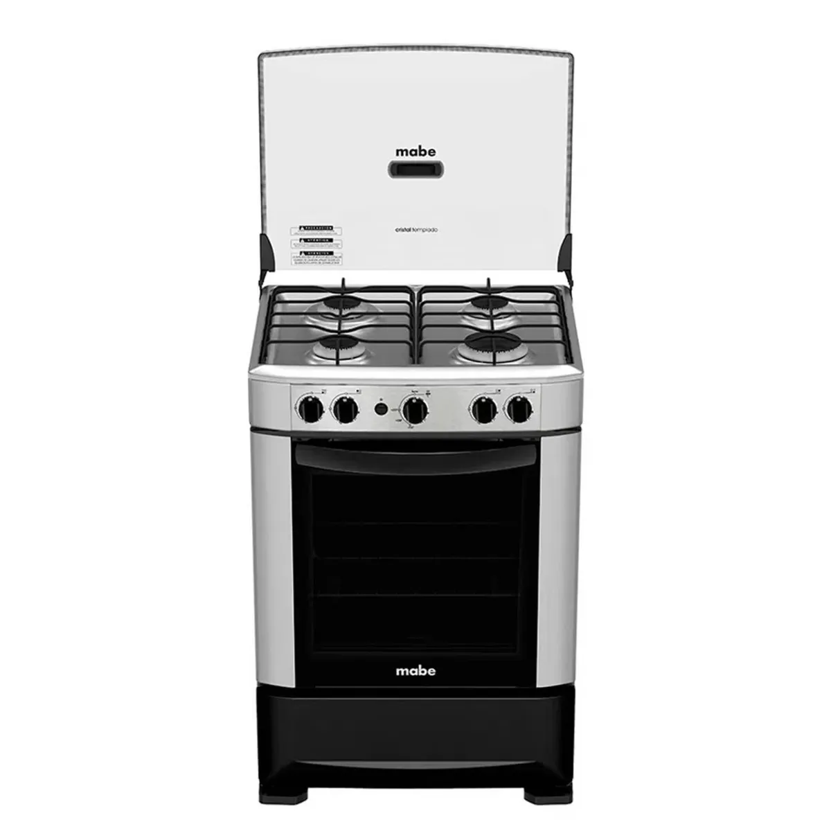 MABE - Cocina Mabe 4 Hornillas a Gas Acero Inoxidable CMP6014AG0 Silver