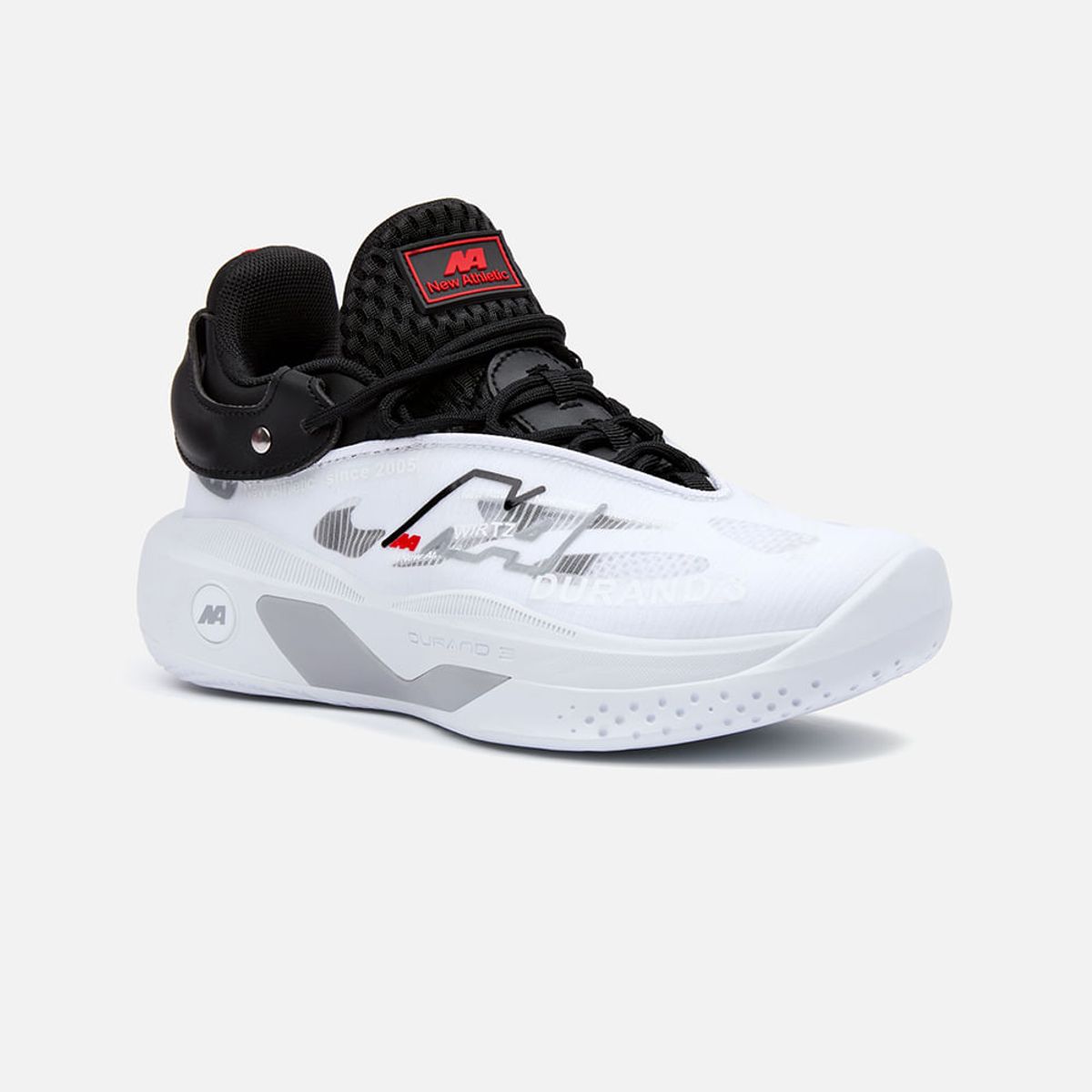 NEW ATHLETIC - Zapatillas New Athletic Basketball Durnd11 Blanco Con Negro Mujer