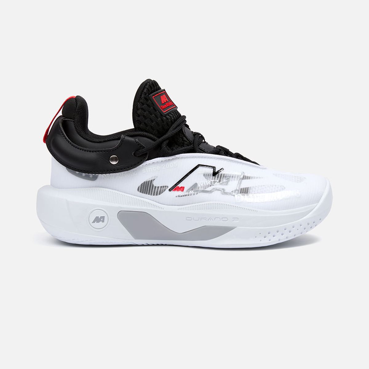 NEW ATHLETIC - Zapatillas New Athletic Basketball Durnd11 Blanco Con Negro Mujer