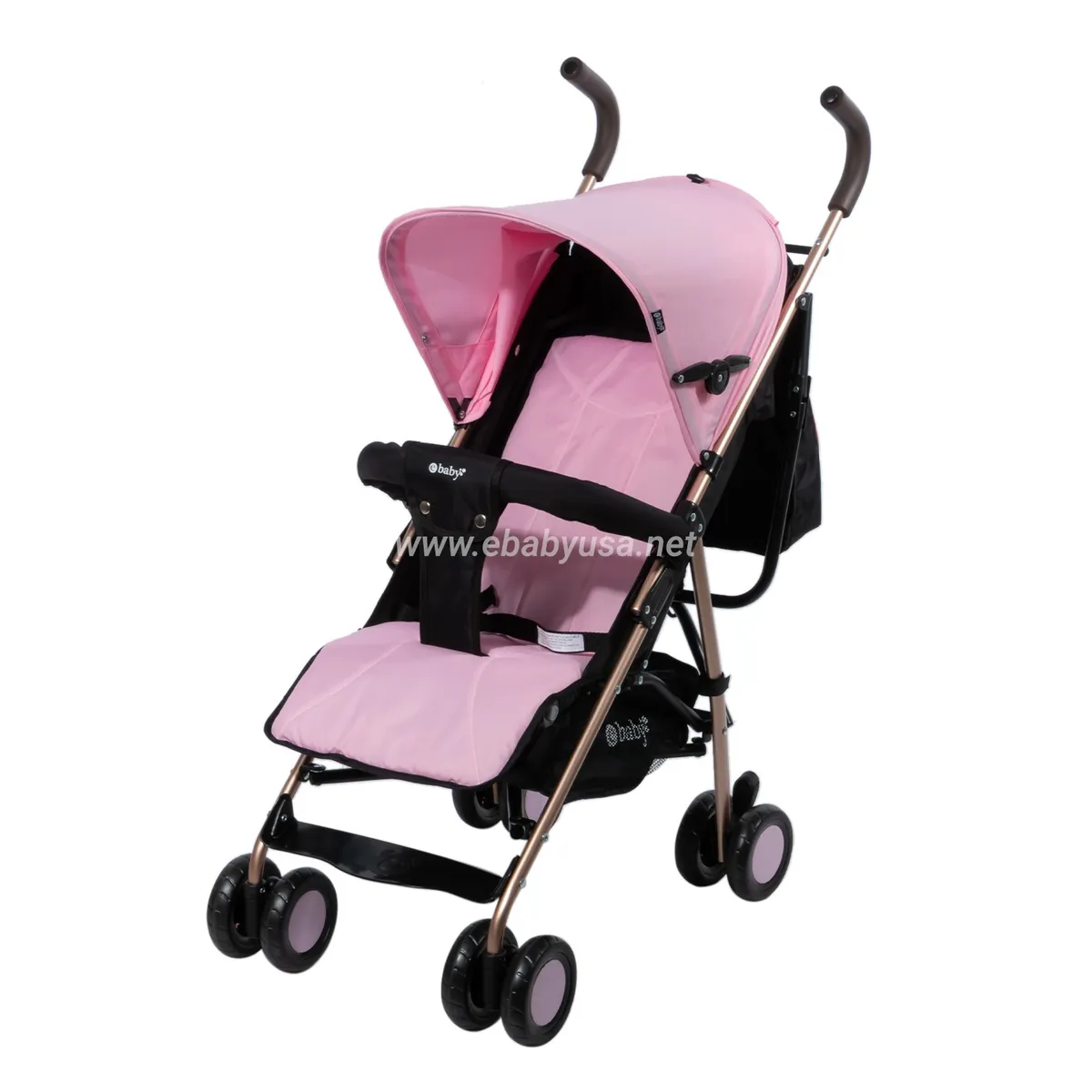 EBABY - Coche Bastón  Reclinable E baby Zazu EB217-1  Rosado