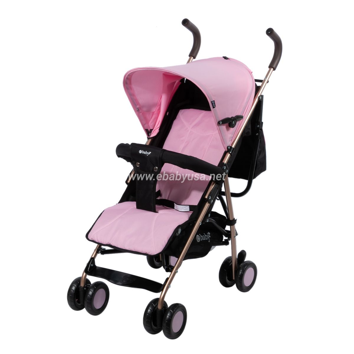 EBABY - Coche Bastón  Reclinable E baby Zazu EB217-1  Rosado