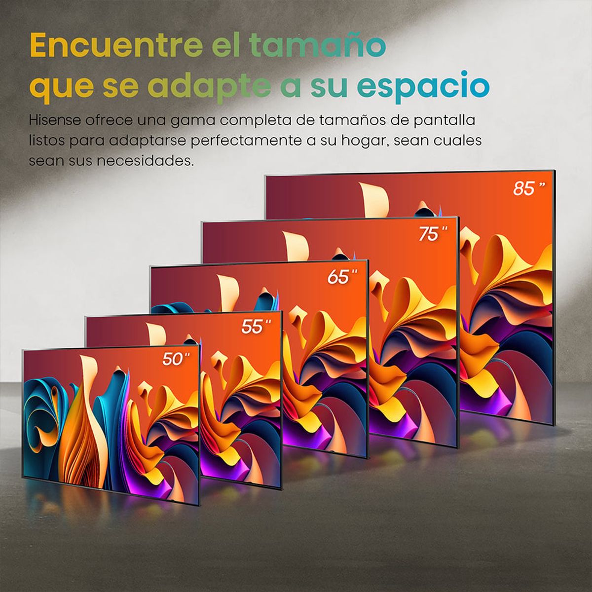 HISENSE - Televisor Hisense QLED 50 4K Ultra HD 50Q6N con Google TV y Conectividad Avanzada