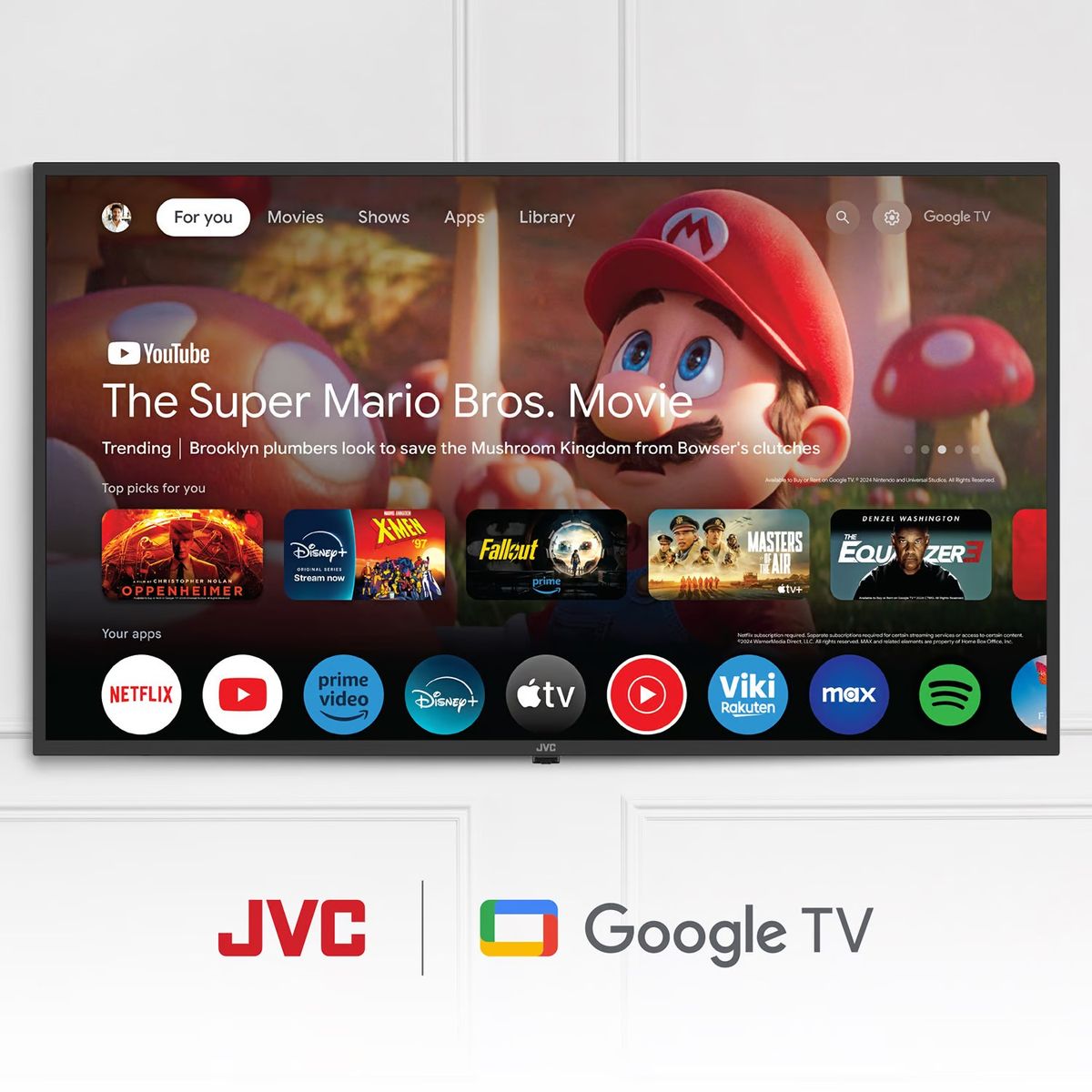 GENERICO - Televisor JVC LED 43 FHD Google TV Os LT-43KM348