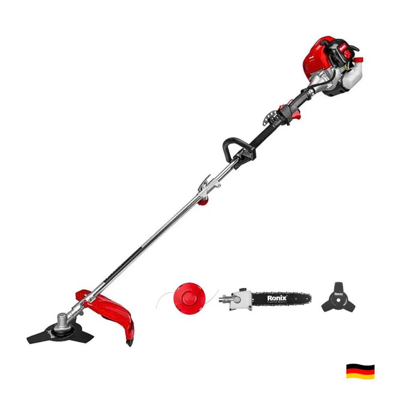 RONIX - Equipo Multifunción Cortadora y Podadora de Cesped RONIX 4805