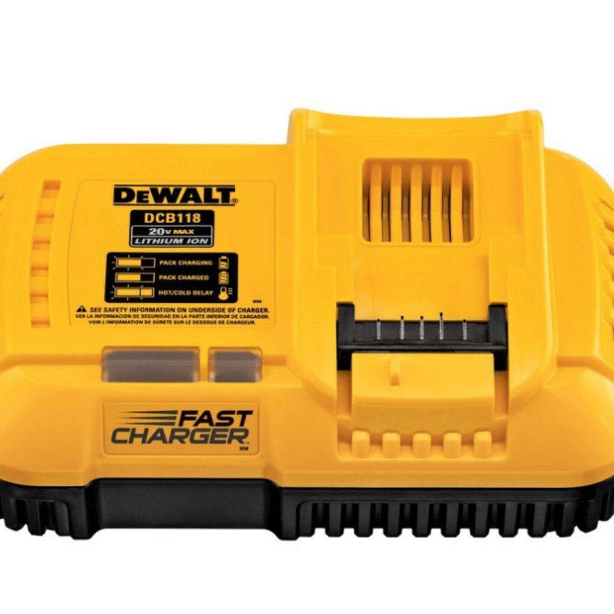 DEWALT - Cargador de Baterías Ion-Litio Rápido Flexvolt 20V60V Dewalt DCB118-B2