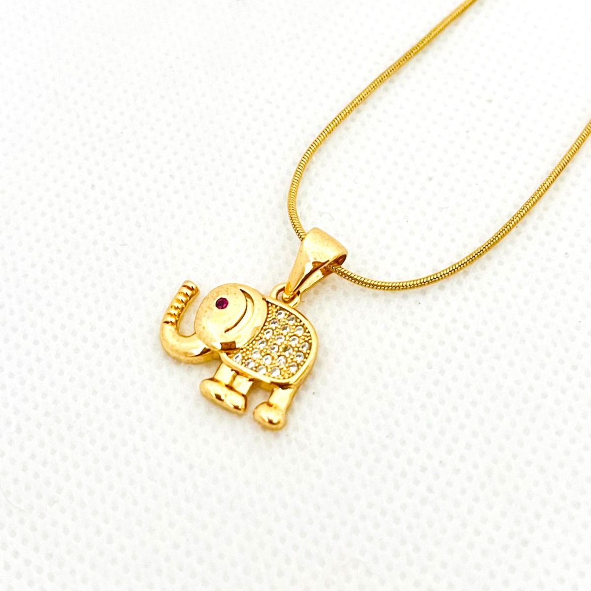 GENERICO - Collar de Acero Elefante 43 cm