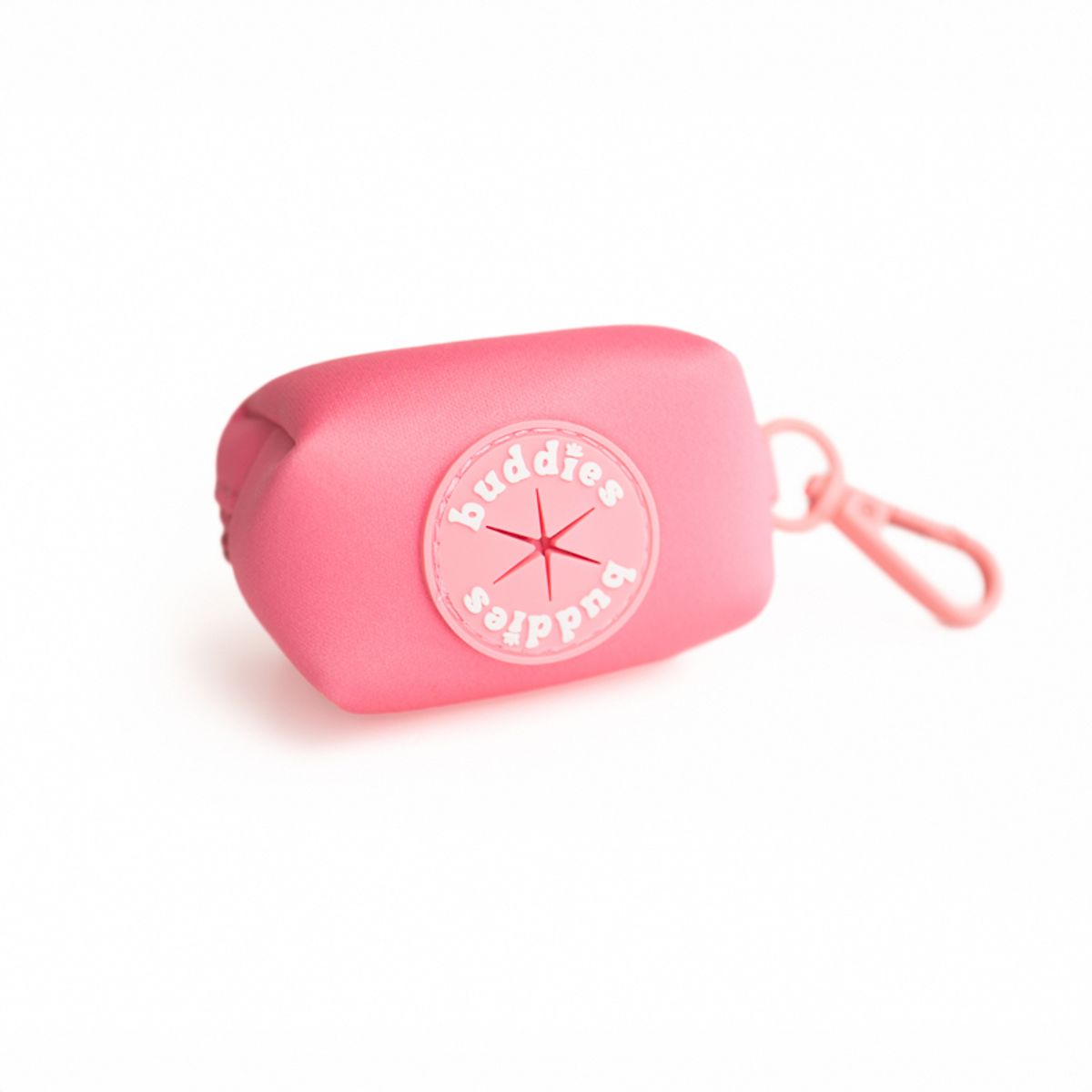 BUDDIES - Dispensador de bolsa para desechos mascotas Rosado