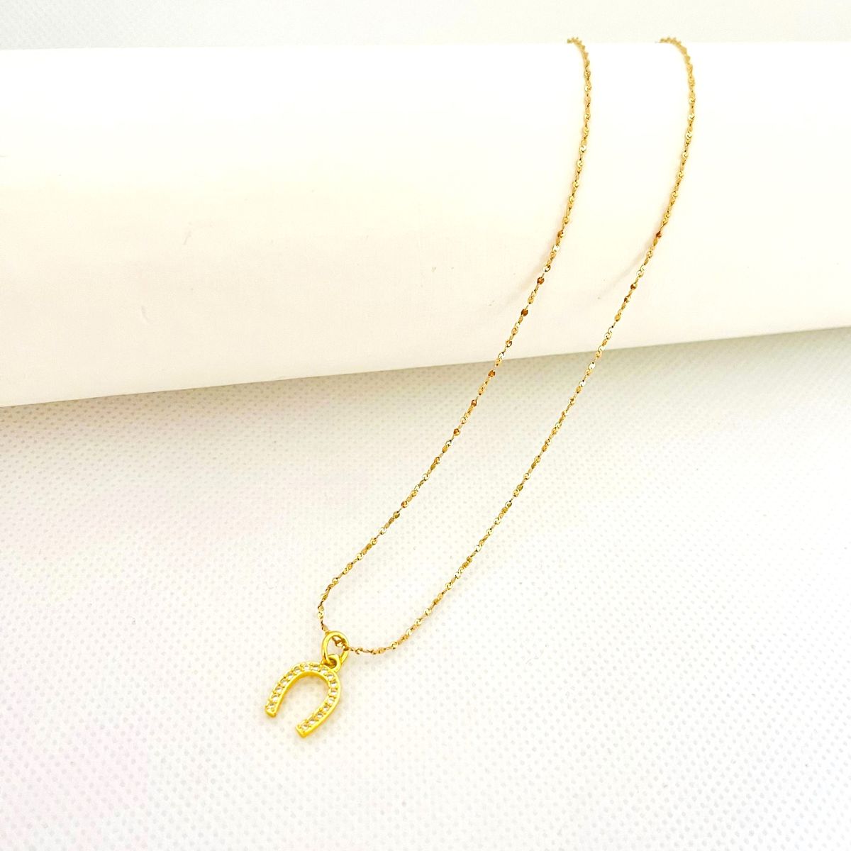 GENERICO - Collar de Acero Herradura 43 cm