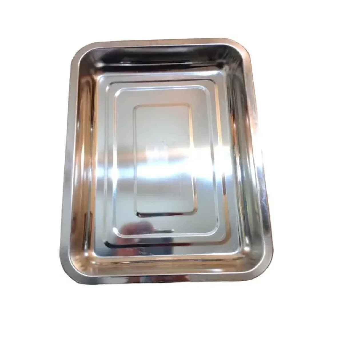 OTTOWARE - Set de 3 bandejas de Acero