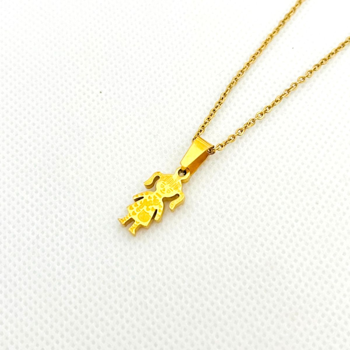 GENERICO - Collar de Acero Niña 43 cm