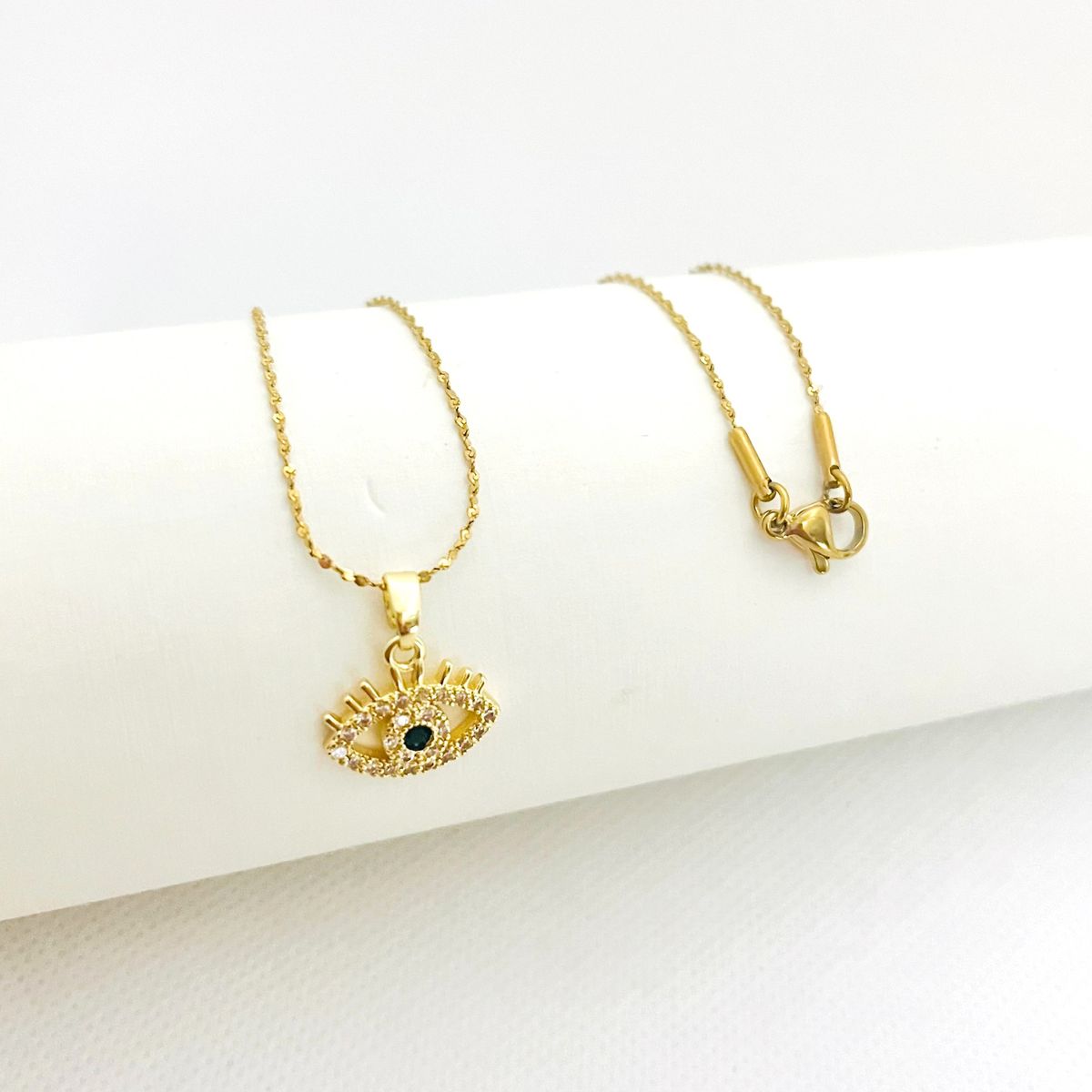 GENERICO - Collar de Acero Ojo 43 cm