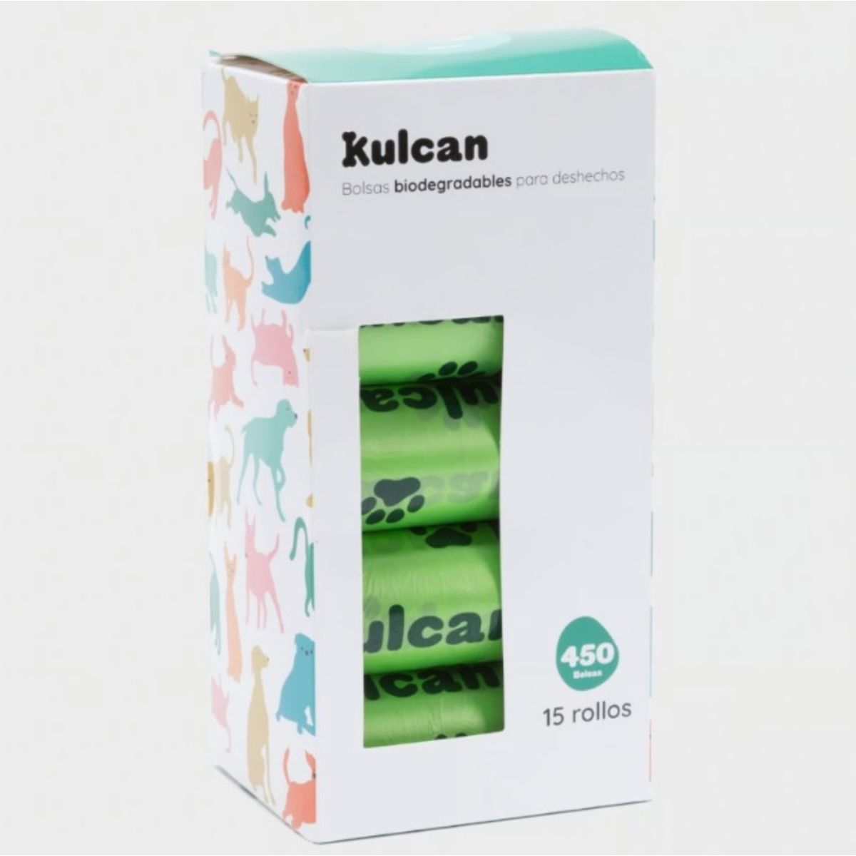KULCAN - Kulcan Pack 450 Bolsas perfumadas Biodegradables Para Perros