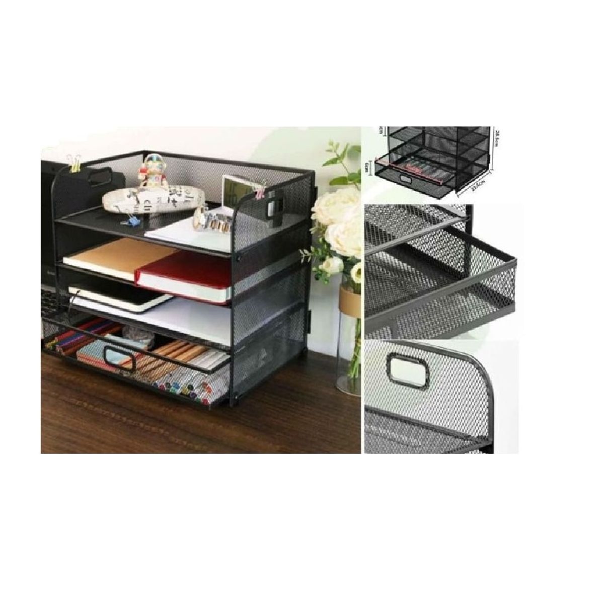 OTTOWARE - Organizador para Escritorio de 4 Niveles