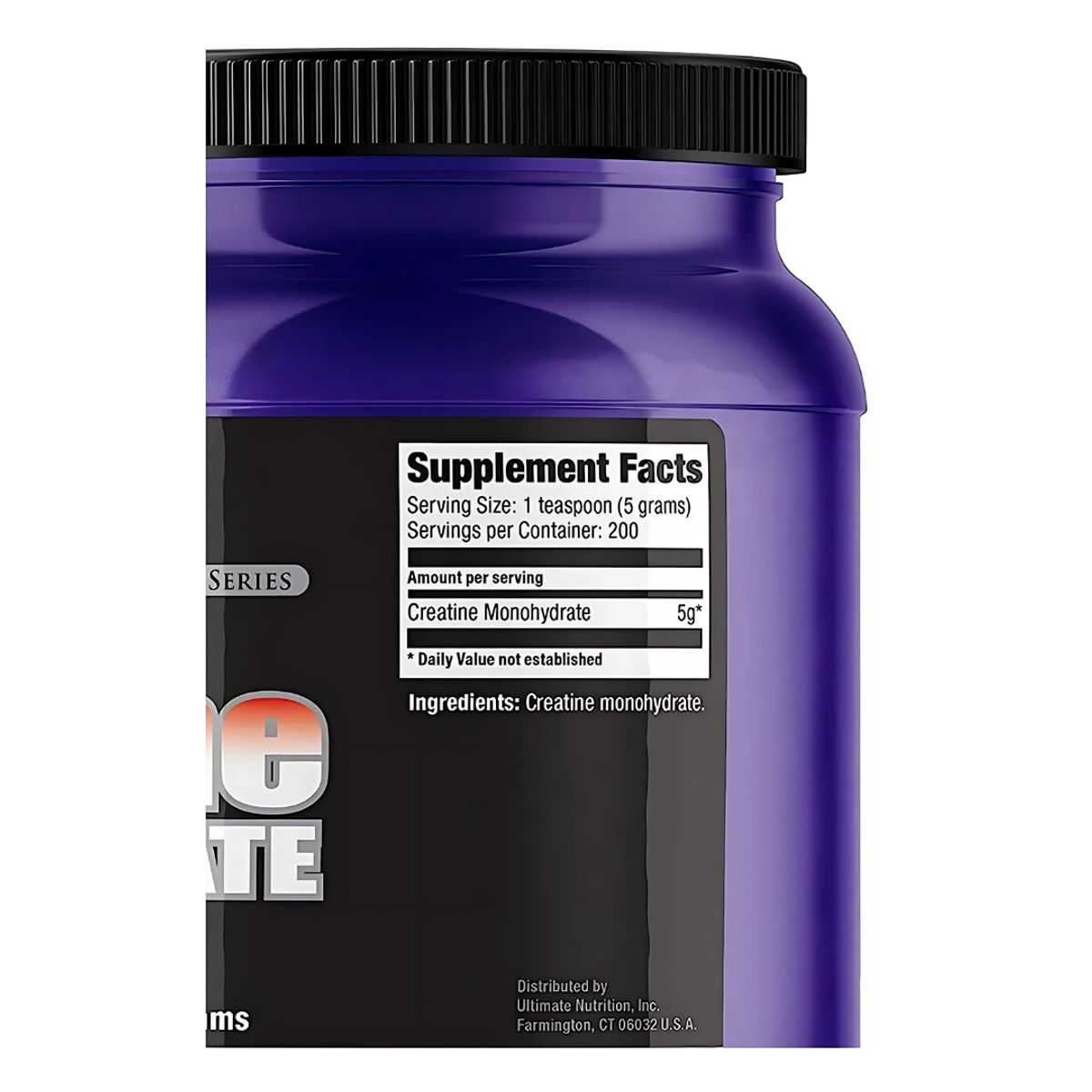 ULTIMATE NUTRITION - Creatina Ultimate Nutrition 1 kg - Creatina Monohidratada y Micronizada 200 Serv + shaker + scoop
