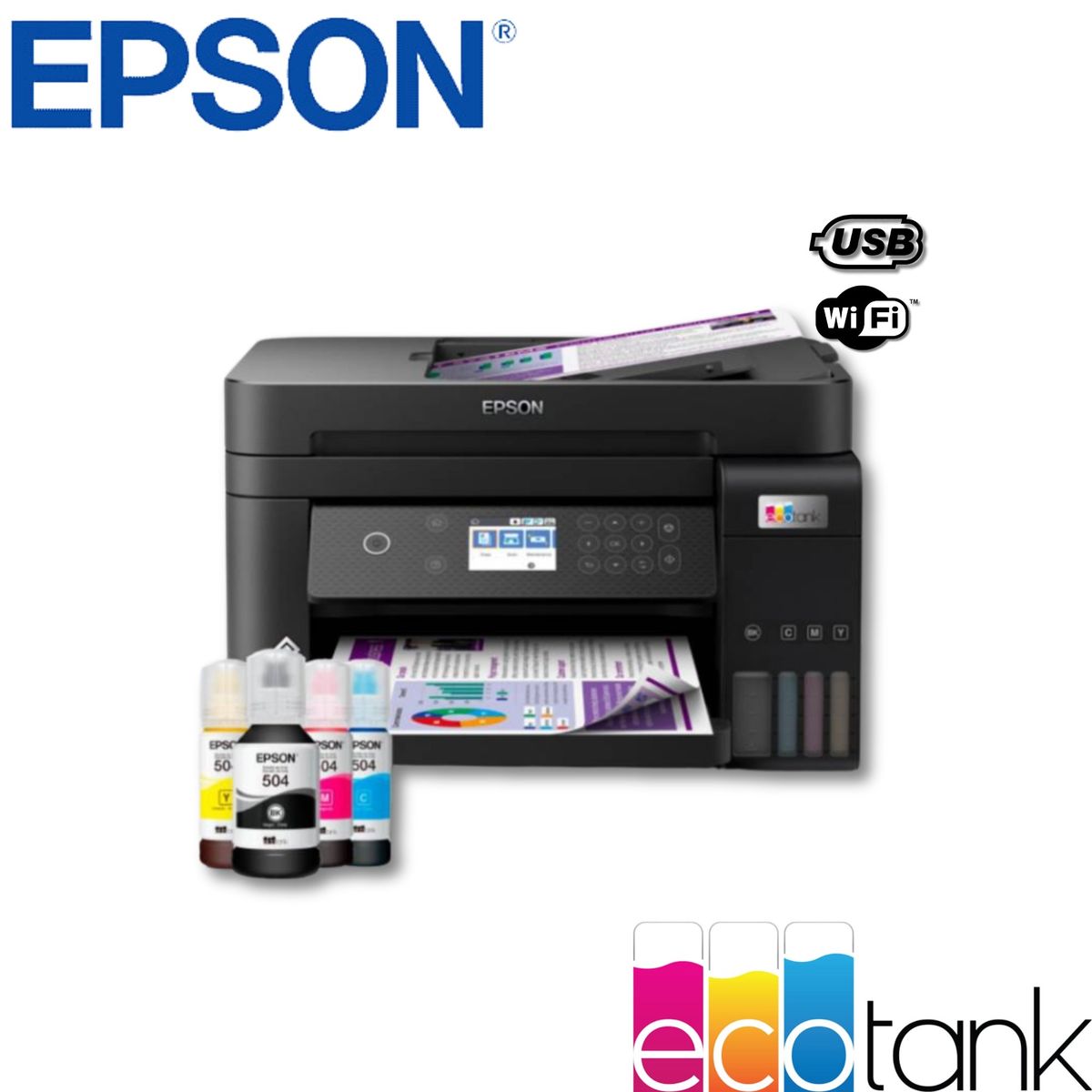 EPSON - IMPRESORA MULTIFUNCIONAL EPSON ECOTANK L6270