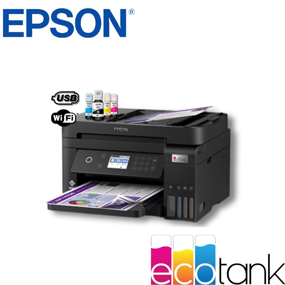 EPSON - IMPRESORA MULTIFUNCIONAL EPSON ECOTANK L6270