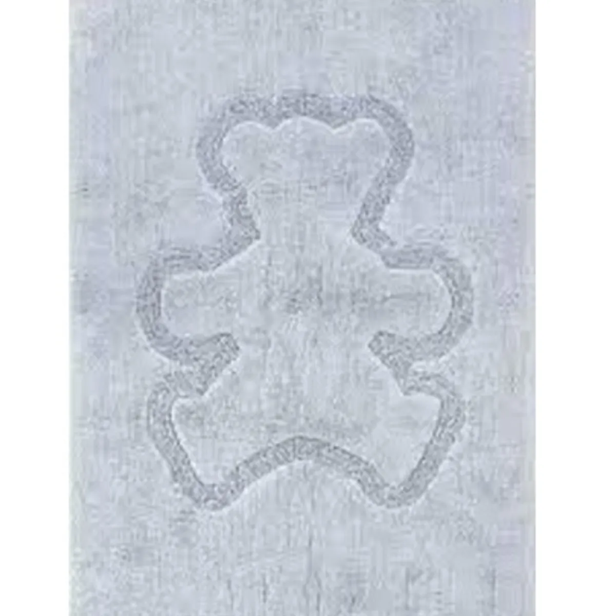 NATHAN - Alfombra Infantil de Algodón Oso Azul 180x130