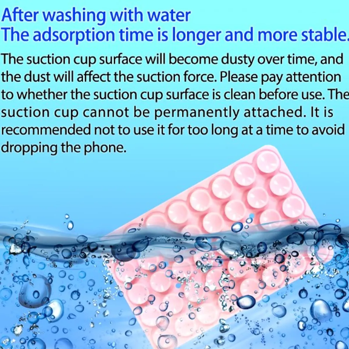 GENERICO - Ventosa para celular chupon para carcasa sujetador Negro-doble cara