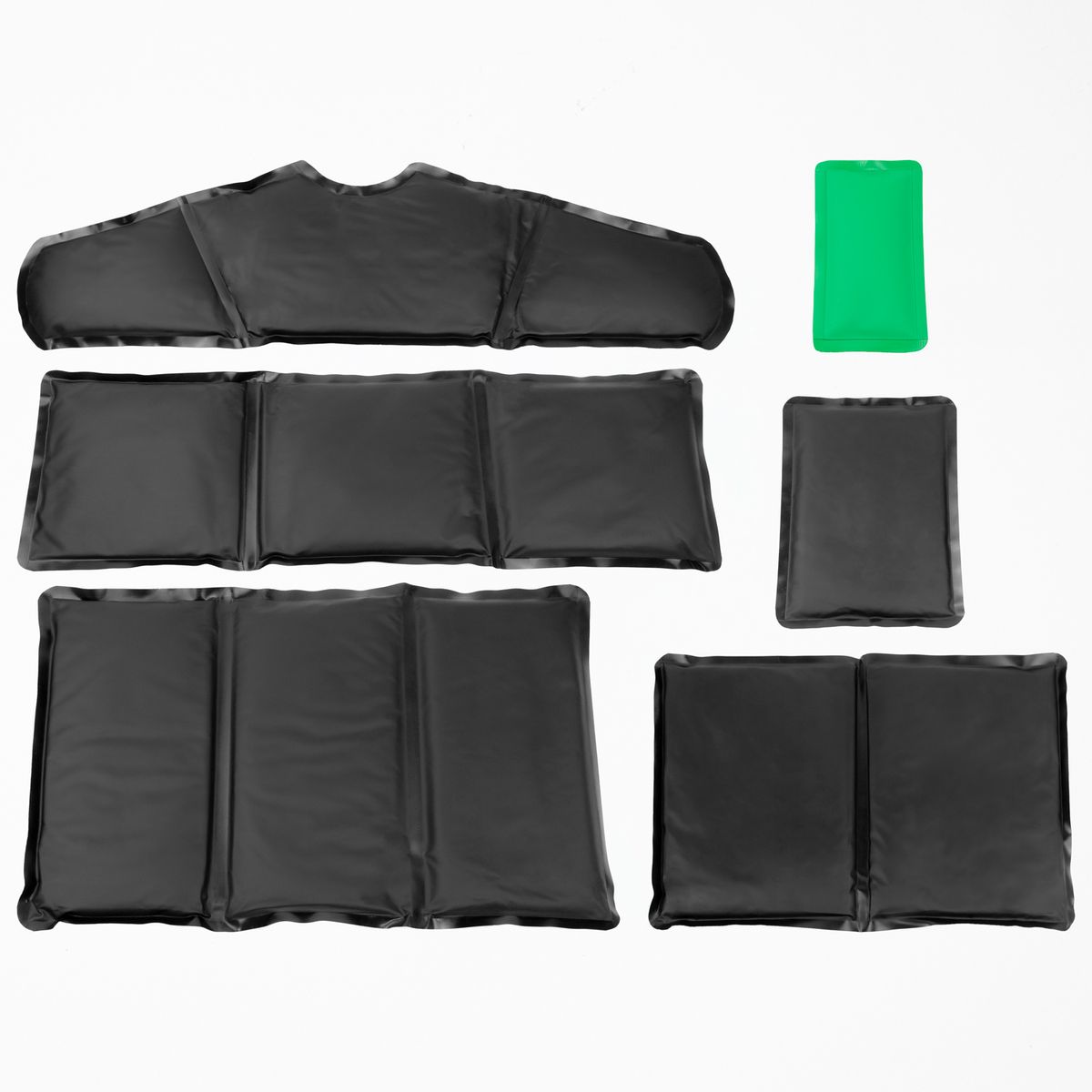 GENERICO - Compresas de Gel 6 PZS Color Negro