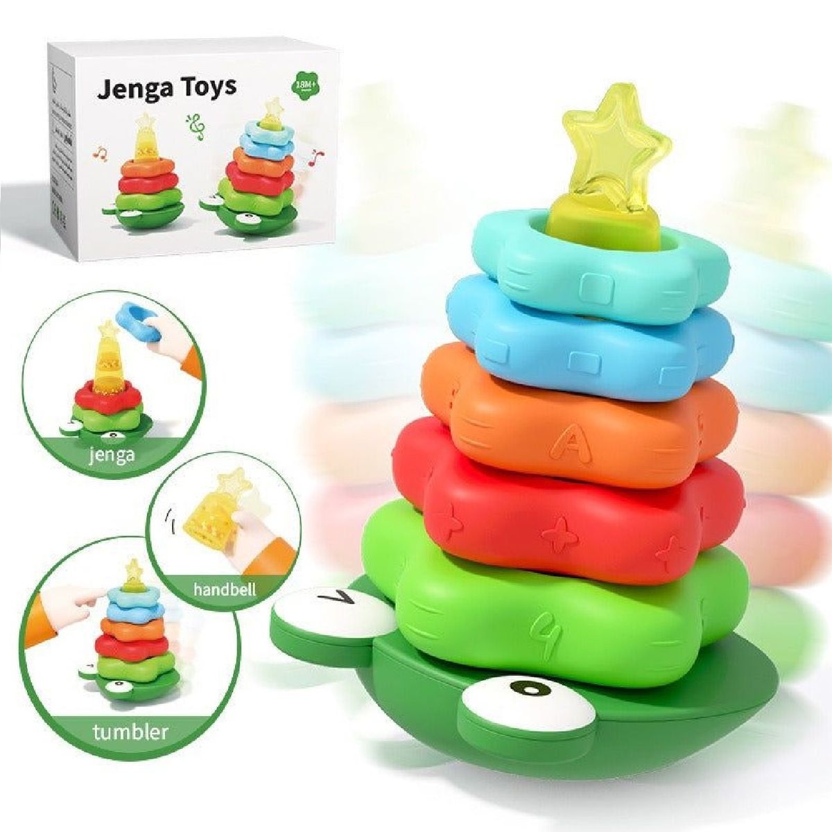 GENERICO - Aros Apilables con Base Oscilante