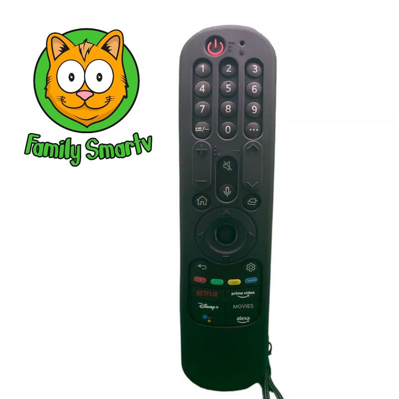 LG - Funda Control LG Magic Mr24 Forro Protector Anticaída Negro