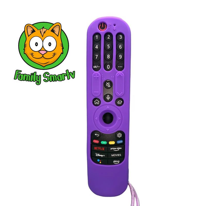 LG - Funda Control LG Magic Mr24 Forro Protector Anticaída Morado