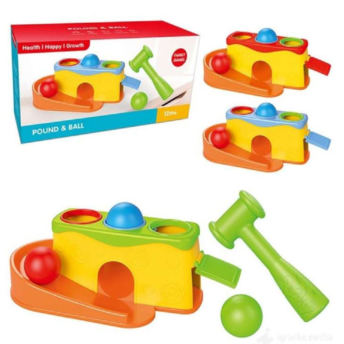 GENERICO - Centro de actividades Martillo y Pelotas 2 en 1