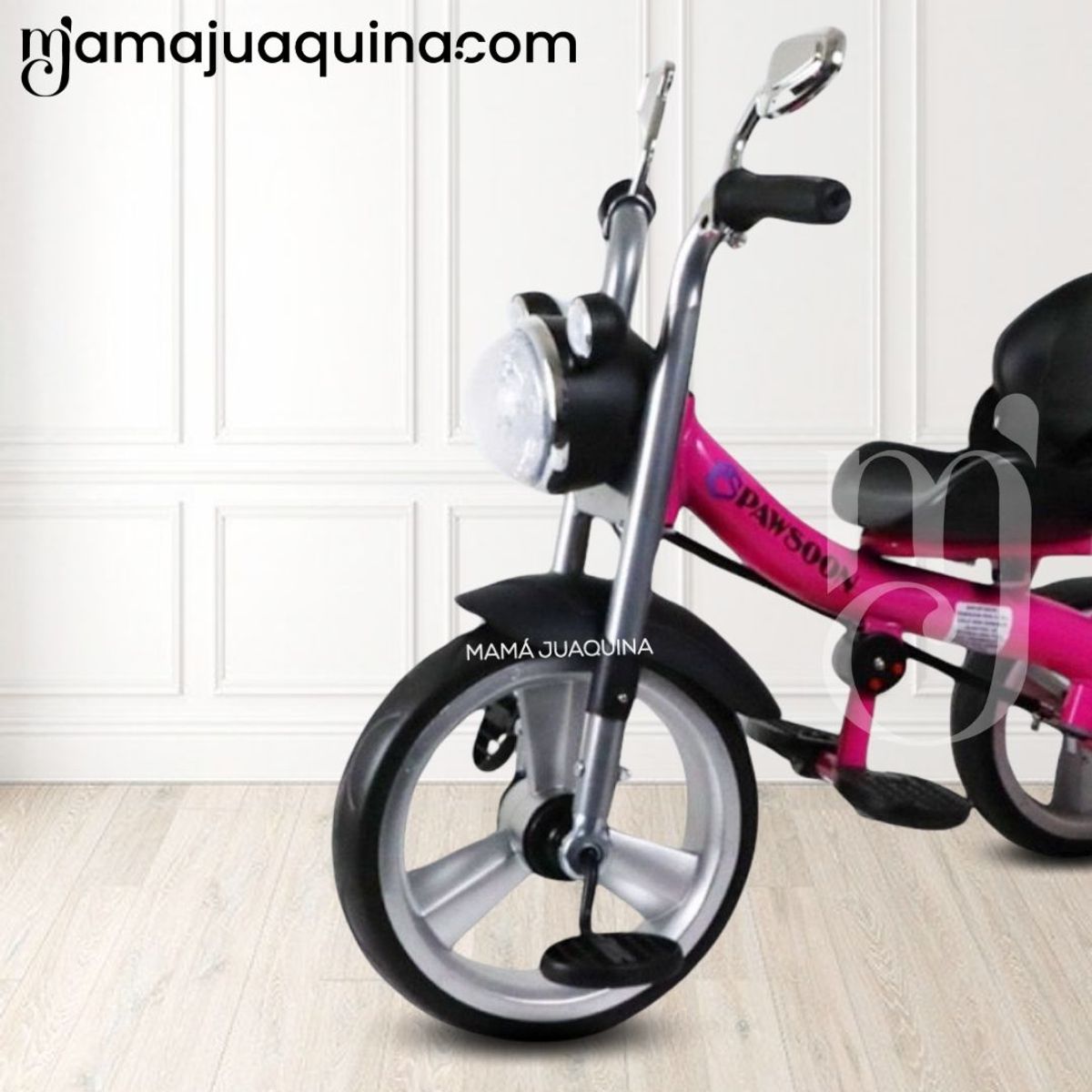 BABY - Triciclo Guiador para Niños «JANFARY» Pink