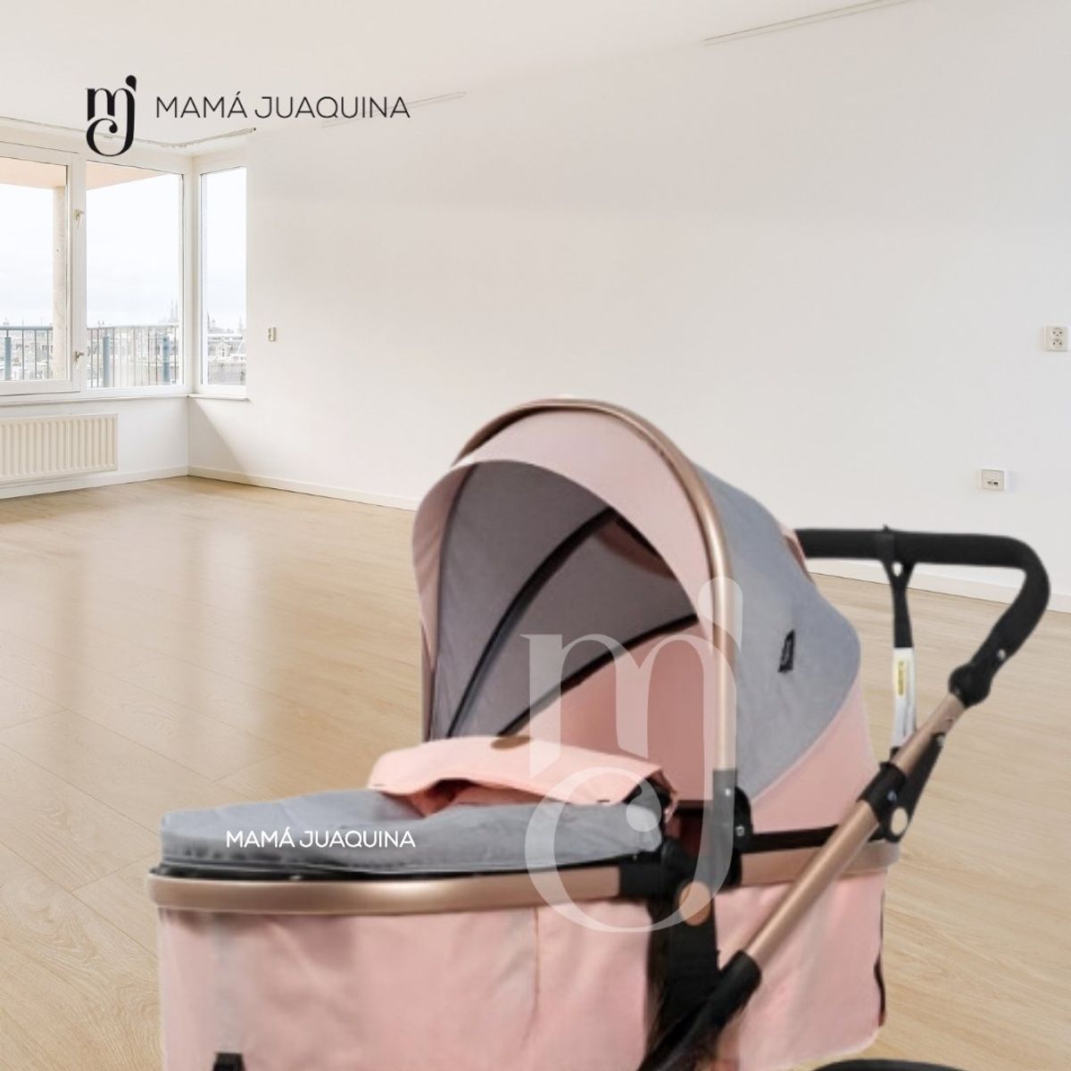 BABY - Coche Moisés de Lujo «JELANI » Edición Limitada Pink