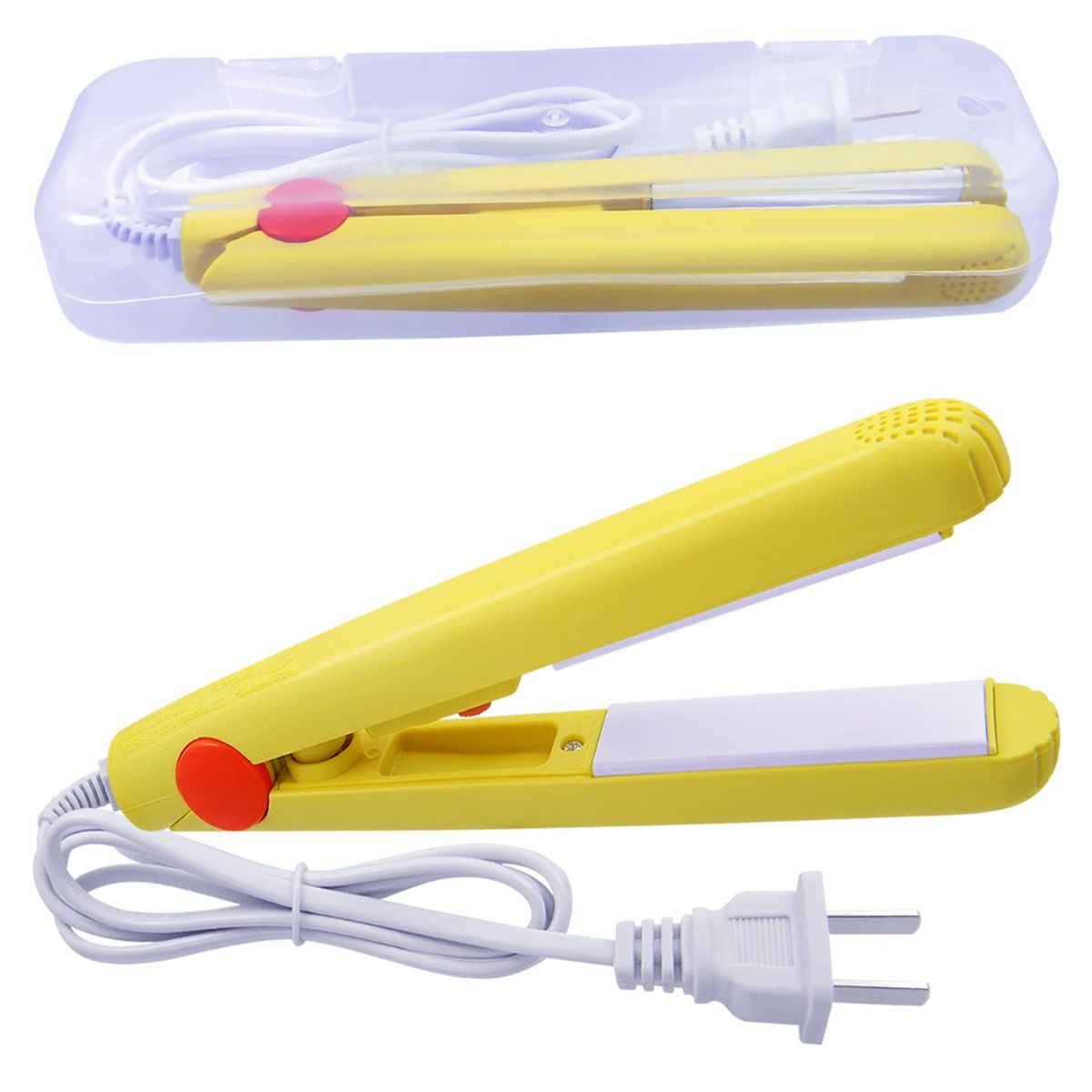OEM - Mini Plancha de Cabello Amarillo