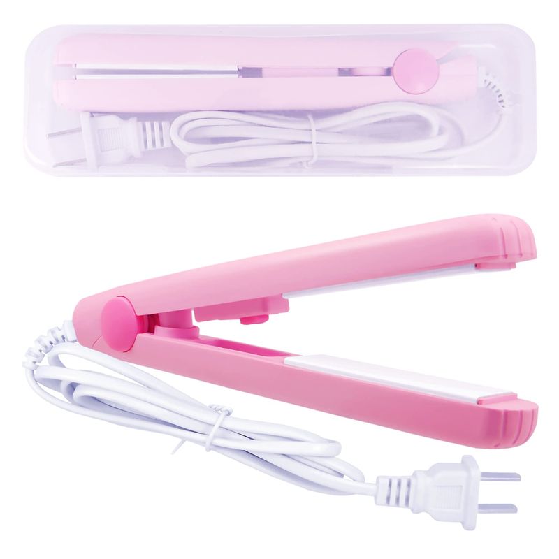 OEM - Mini Plancha de Cabello Rosado