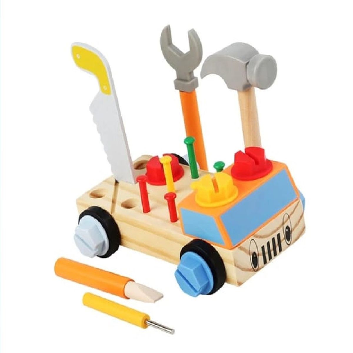 GENERICO - Juego de Tablero Montessori con Destornillador y Martill