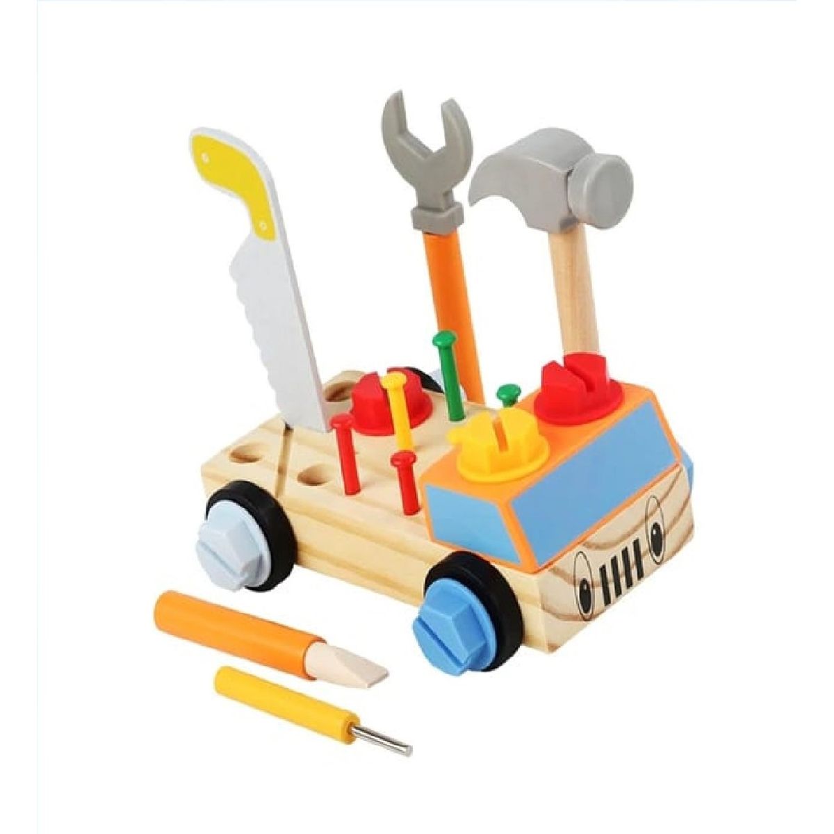 GENERICO - Juego de Tablero Montessori con Destornillador y Martill