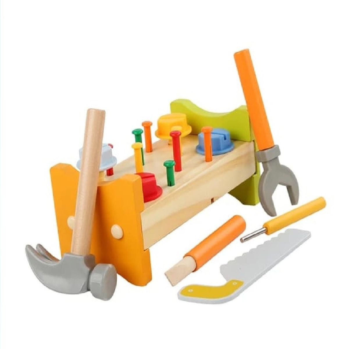 GENERICO - Juego de Tablero Montessori con Destornillador y Martill