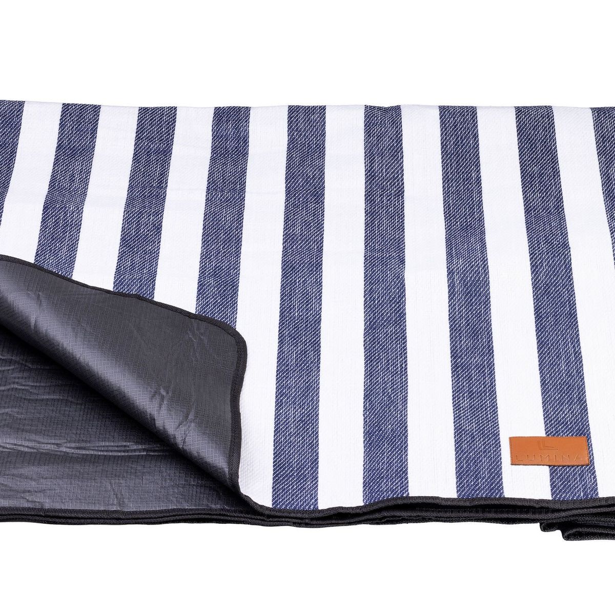 LUMINA - Manta Impermeable con Correa de Cuero uso Picnic Playa y mas